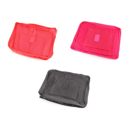 Bőrönd rendszerező 7 barab - Pink (1 Készlet) Bőrönd rendszerező 7 barab - Pink (1 Készlet)