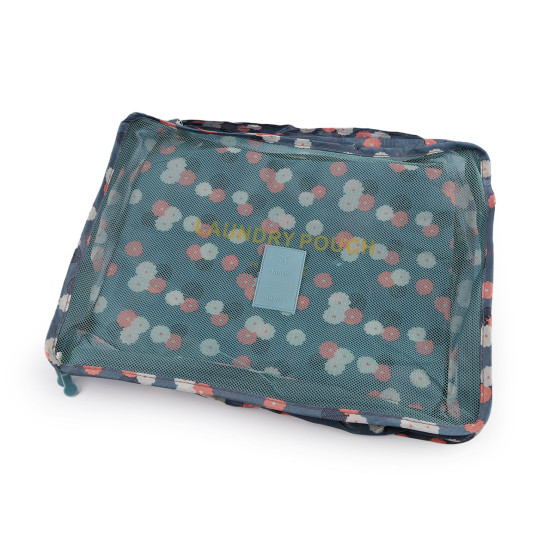 Lot de 6 organiseurs de valises - Bleu fonçé (3 Ensembles) Lot de 6 organiseurs de valises - Bleu fonçé (3 Ensembles)