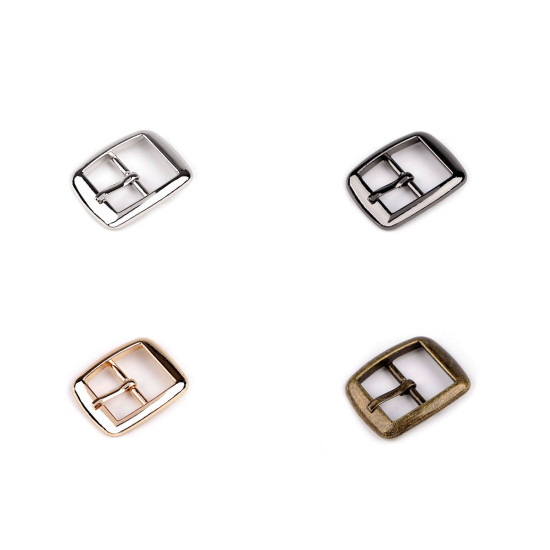 Metallschnalle/gürtelschnalle, durchzug 20 mm - Nickel schwarz (1 Stück) Metallschnalle/gürtelschnalle, durchzug 20 mm - Nickel schwarz (1 Stück)