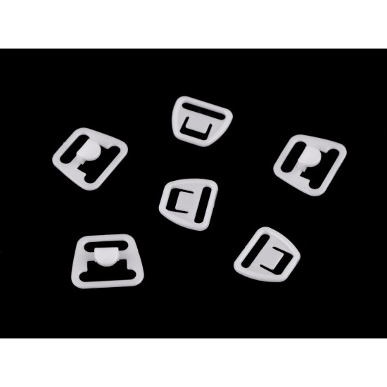 Zapięcie plastikowe do biustonosza do karmienia szerokość 12 mm - Czarny (10 Pary) Zapięcie plastikowe do biustonosza do karmienia szerokość 12 mm - Czarny (10 Pary)