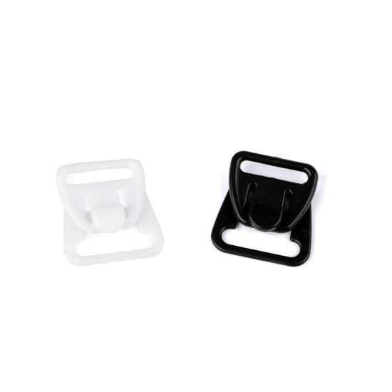 Zapięcie plastikowe do biustonosza do karmienia szerokość 12 mm - Czarny (10 Pary) Zapięcie plastikowe do biustonosza do karmienia szerokość 12 mm - Czarny (10 Pary)