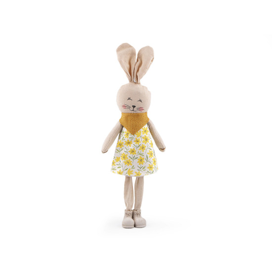 Hand made hare decoration - Ecru light (1 Piece)