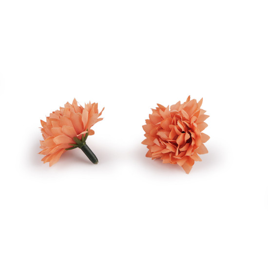 Artificial flower ø4 cm - Darksalmon (8 Pieces)