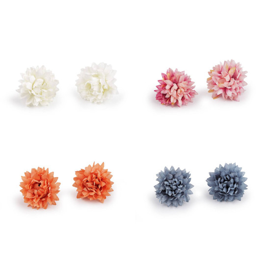 Artificial flower ø4 cm - Darksalmon (8 Pieces)