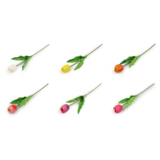 Sztuczny tulipan długi - Fioletowo-różowy (6 Sztuki) Sztuczny tulipan długi - Fioletowo-różowy (6 Sztuki)