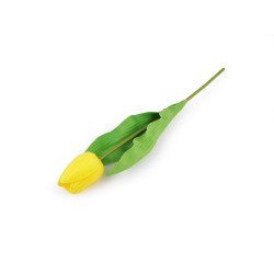 Sztuczny tulipan - Żółty (1 Sztuka)