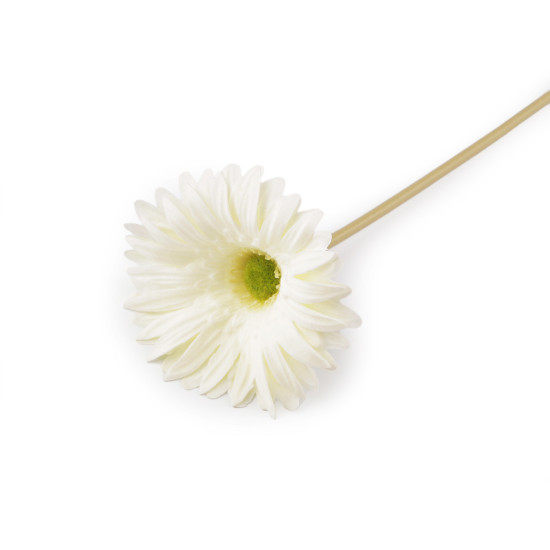 Gerbera sztuczna długa - Kremowyjasny (1 Sztuka)