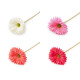 Gerbera sztuczna długa - Kremowyjasny (1 Sztuka)