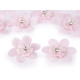 Fleur avec strass et perles à coudre et à coller, ø 4,5 cm - Poudre (10 Pièces) Fleur avec strass et perles à coudre et à coller, ø 4,5 cm - Poudre (10 Pièces)