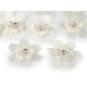 Fleur avec strass et perles à coudre et à coller, ø 4,5 cm - Poudre (10 Pièces) Fleur avec strass et perles à coudre et à coller, ø 4,5 cm - Poudre (10 Pièces)
