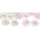 Fleur avec strass et perles à coudre et à coller, ø 4,5 cm - Poudre (10 Pièces) Fleur avec strass et perles à coudre et à coller, ø 4,5 cm - Poudre (10 Pièces)