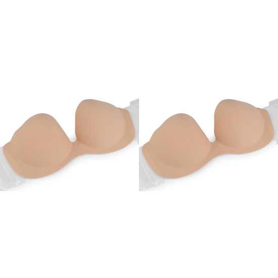 Biustonosz samoprzylepny push-up - Cielisty (2 Sztuki) Biustonosz samoprzylepny push-up - Cielisty (2 Sztuki)