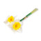 Bouquet composé de 3 jonquilles artificielles - Jaune le plus clair (1 Botte)