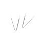 Armature/renfort métallique pour décolleté - pour sous-vêtements et vêtements, 6 cm - Nickel (10 Pièces) Armature/renfort métallique pour décolleté - pour sous-vêtements et vêtements, 6 cm - Nickel (10 Pièces)