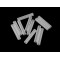 Connector for plastic reinforcement for clothes ø6 mm - Transparent (10 Pieces)