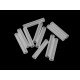 Connector for plastic reinforcement for clothes ø6 mm - Transparent (10 Pieces) Connector for plastic reinforcement for clothes ø6 mm - Transparent (10 Pieces)