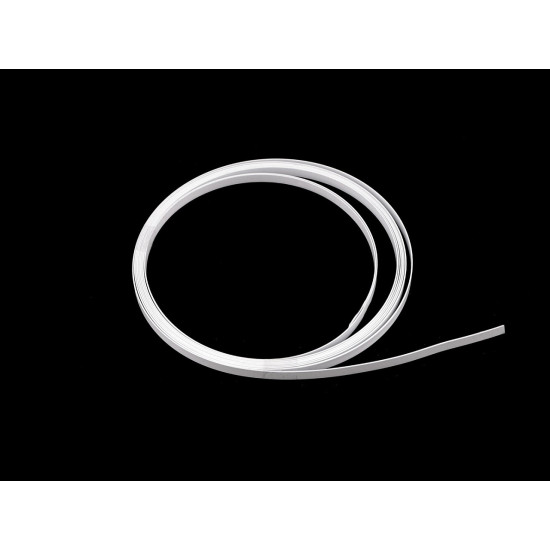 Fiszbina metalowa płaska metraż szerokość 6; 8; 12 mm - White (1 Metr) Fiszbina metalowa płaska metraż szerokość 6; 8; 12 mm - White (1 Metr)