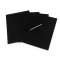 Feuilles à gratter a4 vierges, arc-en-ciel, lot de 4 pièces avec grattoir - Noir (1 Sachet)