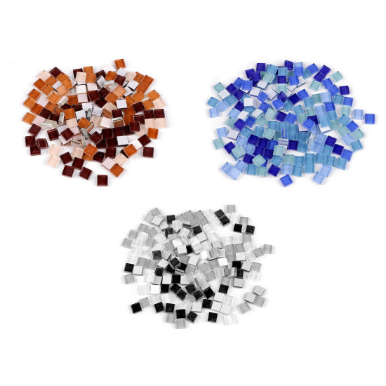 Glasmosaiksteine, 500 g - Multicolor (1 Stück) Glasmosaiksteine, 500 g - Multicolor (1 Stück)