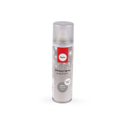 Brokat perłowy w sprayu dekoracyjny 150 ml - Srebrny (1 Sztuka)