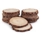 Natural wood tree branch slice / wood circle, for diy, ø21 - Ivory (6 Pieces) Natural wood tree branch slice / wood circle, for diy, ø21 - Ivory (6 Pieces)