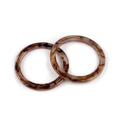 Bag handles from resin ø12 cm - Darkbeige (2 Pieces)