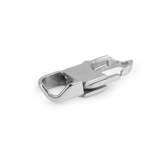 Karabińczyk ze stali nierdzewnej 12x25 mm - Platyna (10 Sztuki) Karabińczyk ze stali nierdzewnej 12x25 mm - Platyna (10 Sztuki)