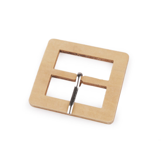 Wooden belt buckle for diy decoration, width 40 mm - Ivory (1 Piece) Wooden belt buckle for diy decoration, width 40 mm - Ivory (1 Piece)