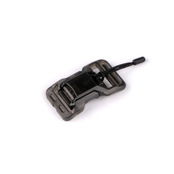 Klamra plastikowa magnetyczna szerokość 20 mm - Czarny (1 Para)