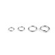 Stainless steel connecting split ring, closed ø4 mm - Platinum (100 Grams) Stainless steel connecting split ring, closed ø4 mm - Platinum (100 Grams)