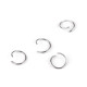 Anneau de connexion fendu en acier inoxydable, ø 12 mm - Platine (100 Pièces) Anneau de connexion fendu en acier inoxydable, ø 12 mm - Platine (100 Pièces)