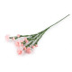 Artificial bouquet of mini carnations - Cream lightest (5 Pieces) Artificial bouquet of mini carnations - Cream lightest (5 Pieces)