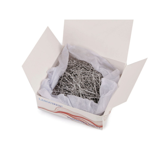 Alfileres de sastre, acero inoxidable, a granel, largo 30 mm - Níquel (1 Caja) Alfileres de sastre, acero inoxidable, a granel, largo 30 mm - Níquel (1 Caja)