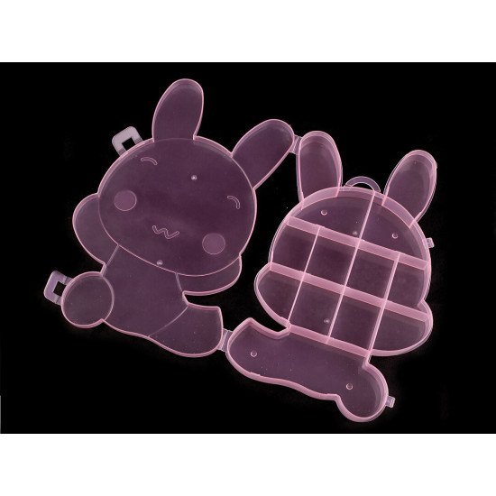 Pojemnik plastikowy / organizer 12,5x19x1,8 cm na koraliki i komponenty - Transparent (6 Sztuki) Pojemnik plastikowy / organizer 12,5x19x1,8 cm na koraliki i komponenty - Transparent (6 Sztuki)