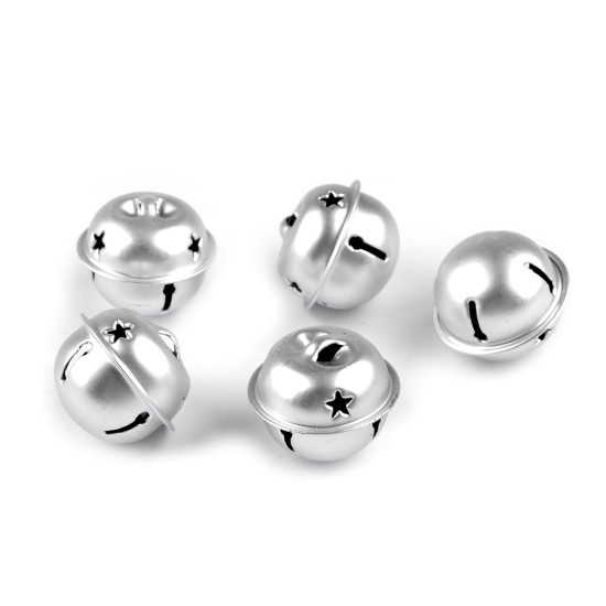 Clopoței ø24 mm, 30 mm - Argintiu (10 Bucăți)