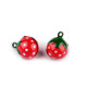 Jingle bells ø17 mm, strawberry - Red (2 Pieces)