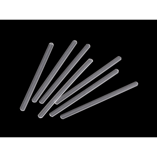 Corset reinforcement, plastic, width 5 mm, length 8; 10 cm - Transparent (10 Pieces) Corset reinforcement, plastic, width 5 mm, length 8; 10 cm - Transparent (10 Pieces)