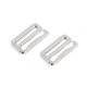 Hook for swimwear and underwear, width 28 mm - Nickel (100 Pieces) Hook for swimwear and underwear, width 28 mm - Nickel (100 Pieces)