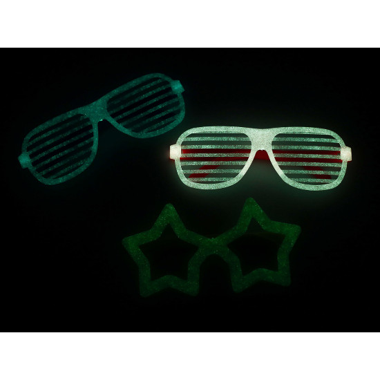 Gafas de neón brillantes en la oscuridad para fiesta/carnaval - Rosa claro (1 Pieza) Gafas de neón brillantes en la oscuridad para fiesta/carnaval - Rosa claro (1 Pieza)