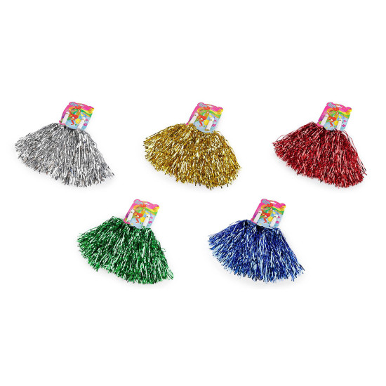 Cheerleading pompom 2 pcs - Gold (6 Sets) Cheerleading pompom 2 pcs - Gold (6 Sets)