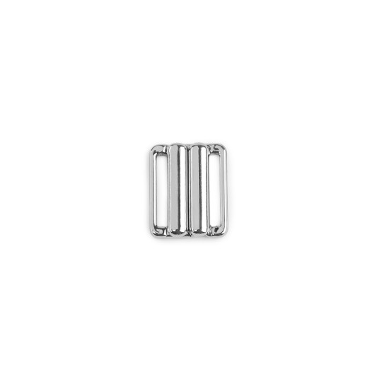 Metal bikini clasp, width 14 mm - Nickel (1 Pair) Metal bikini clasp, width 14 mm - Nickel (1 Pair)