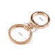 Anneau de porte-clés avec mousqueton - Or rose (10 Pièces) Anneau de porte-clés avec mousqueton - Or rose (10 Pièces)