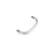Aluminum frame for making bags - Nickel (1 Piece)