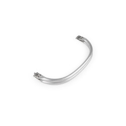 Aluminum frame for making bags - Nickel (1 Piece)