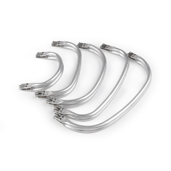 Aluminum frame for making bags - Nickel (1 Piece) Aluminum frame for making bags - Nickel (1 Piece)