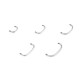 Aluminum frame for making bags - Nickel (1 Piece) Aluminum frame for making bags - Nickel (1 Piece)
