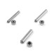 Manual applicator / tool for riveting grommets ø6-14 mm - Nickel (1 Set) Manual applicator / tool for riveting grommets ø6-14 mm - Nickel (1 Set)