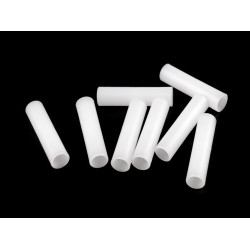Connector for plastic reinforcement for clothes ø8 mm - White (100 Pieces)