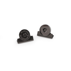 Magnetic closure ø15 mm - Black nickel (10 Pieces)