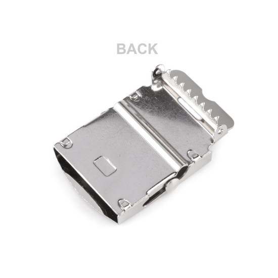 Gürtelschnalle aus metall, durchzug 40 mm - Nickel (1 Stück) Gürtelschnalle aus metall, durchzug 40 mm - Nickel (1 Stück)